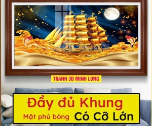 Xưởng tranh treo tường 3D khổ lớn – tranh đẹp giá bình dân