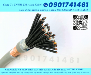 Cáp điều khiển chống nhiễu 30x1.0 Bắc Giang, Hưng Yên, Bắc Ninh