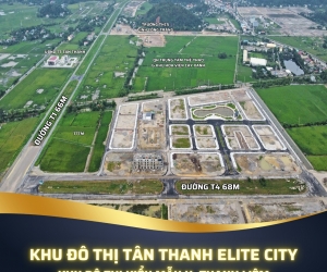 Bán đất nền dự án Khu đô thị Tân Thanh Elite City huyện Thanh Liêm,