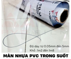 Màng nhựa PVC trong suốt 2mm làm rèm ngăn lạnh