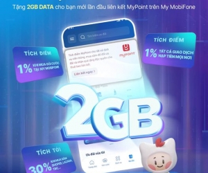 MobiFone Tặng 2GB Data và Quà Ngay Khi Bạn Liên Kết MyPoint!