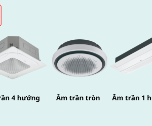 3 dòng máy lạnh âm trần LG có điểm gì khác nhau?