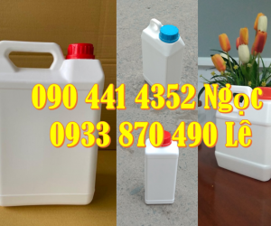 Can nhựa 500ml đựng mực in, can nhựa 1 lít đựng sơn dầu