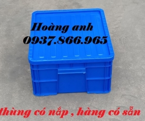 Thùng B8 chất lượng, thùng đặc- sóng nhựa bít