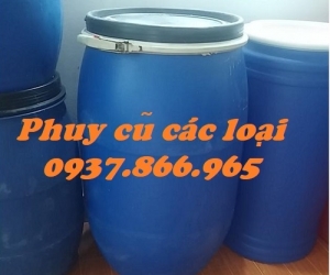 Bán thùng phuy nhựa cũ tại hà nội, phuy nhựa