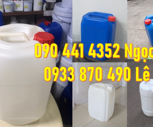 Thùng nhựa 10 lít giá rẻ, can nhựa 20 lít đựng chất lỏng