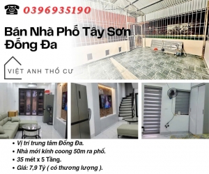 Bán nhà phố Tây Sơn_Vị Trí Đẹp_50 Mét Ra Phố_35mx5T_Giá: 7.9 Tỷ_Lh: