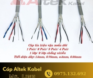 Cáp Tín Hiệu Vặn Xoắn Đôi Altek Kabel chính hãng