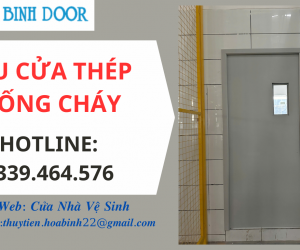 Cửa Thép Chống Cháy Tại Quận12 - Có Kiểm Định