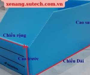 Thùng nhựa đựng linh kiện điện tử, phụ tùng xe máy 