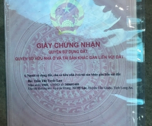 Chính chủ bán nhà phố gần chợ Cần Giuộc, Long An