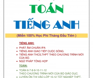 CHƯƠNG TRÌNH TIẾNG ANH CHO BÉ DỊP HÈ