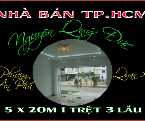 Bán rẻ nhà phố tiện kinh doanh 5 x 20m 1 trệt 3 lầu KDC An Phú Q2