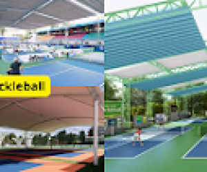 Mái Che Sân Pickleball giải pháp hoàn hảo cho sân hiện đại 2025