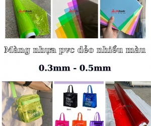 giá bán cuộn màng nhựa pvc màu