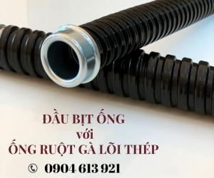 Ống ruột gà lõi thép/ ống kẽm đàn hồi D32 Đà Nẵng, HCM, HN