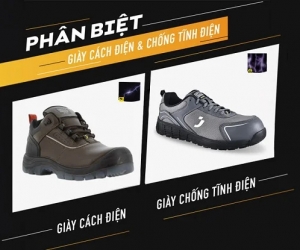 Phân biệt giày chống tĩnh điện và giày cách điện