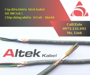 Cáp điều khiển 2 lớp chống nhiễu Altek Kabel 3x0.5mm2