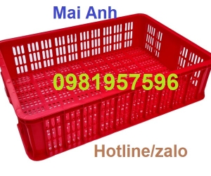 Sọt nhựa sóng hở, sóng nhựa hở