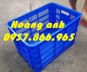 Thùng nhựa đáy đặc, sọt cao 31 đáy đặc