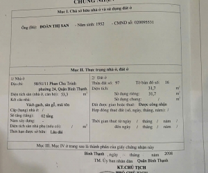 bán nhà phan chu trinh 5 lầu giá 4,9 tỉ tl