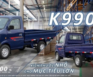 XE TẢI SRM K990 THÙNG LỬNG TRẢ GÓP 