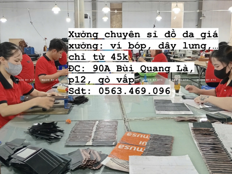 Xưởng sỉ đồ da chuyên hàng xuất khẩu