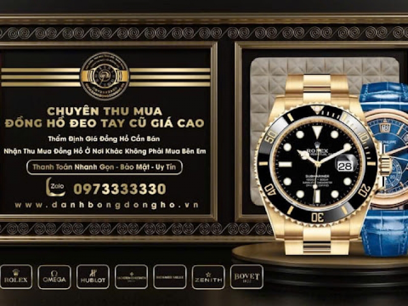 Nơi thu mua đồng hồ - Cầm đồng hồ đeo tay củ - Rolex - omega