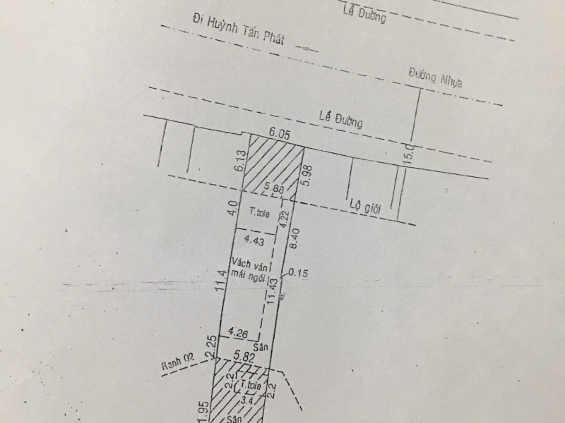 Bán nhà MT đường Huỳnh Tấn Phát, Quận 7