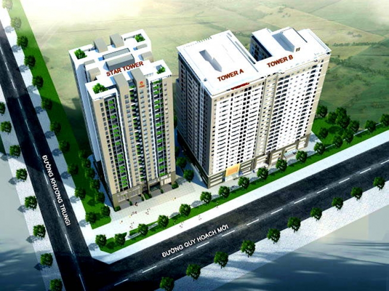 Bán gấp CC tầng 19, DT 90 m2 – 3PN Tòa A Star tower, 283 Khương