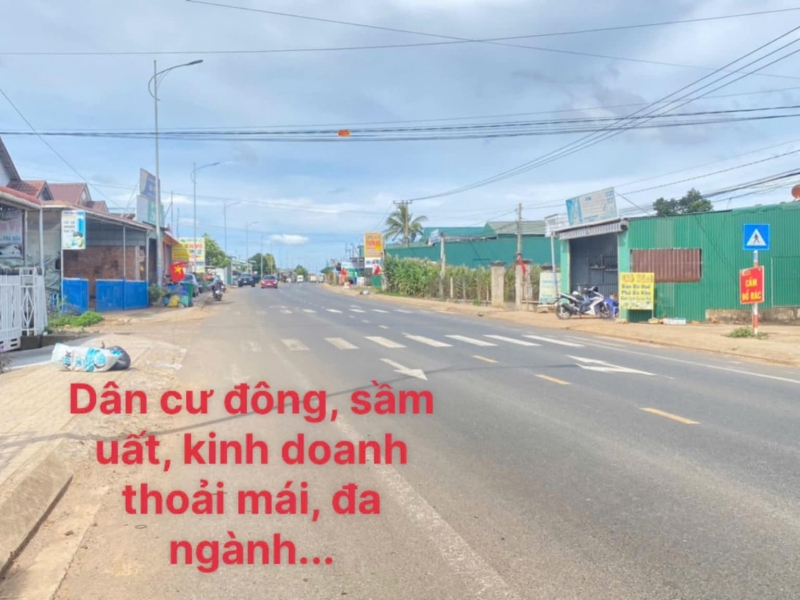 Bán đất mặt tiền dt724, phú hội đức trọng, gần ngã 3 tân hội