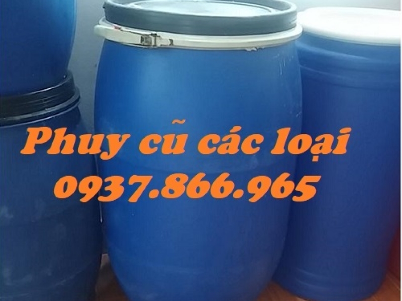 Bán thùng phuy nhựa cũ tại hà nội, phuy nhựa