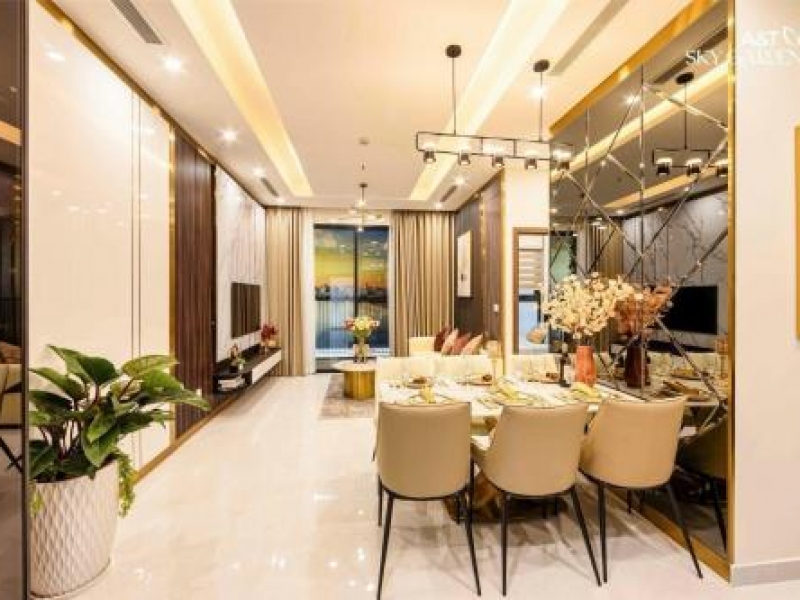 A&T Sky Garden CH 3 mặt hướng thủy mang vượng khí tài lộc chỉ