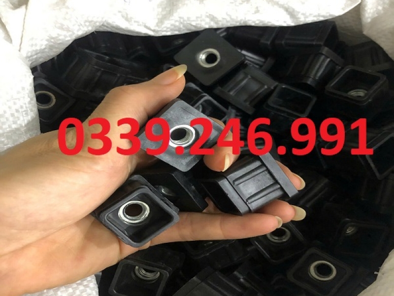 Nắp chụp nhựa sắt hộp vuông 20x20mm 