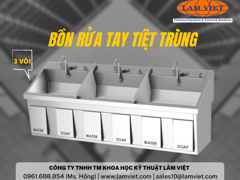 Bồn Rửa Tay Tiệt Trùng