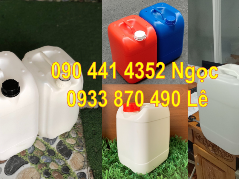 Can nhựa 30 lít dày, can đựng axit 30 lít, can nhựa 30 lít giá rẻ