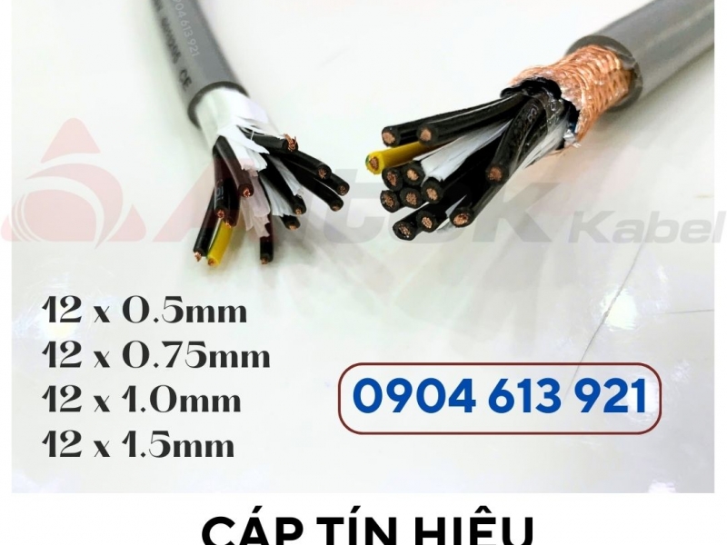 Cáp điều khiển 12 lõi 0.75SQMM Altek Kabel SH-17512