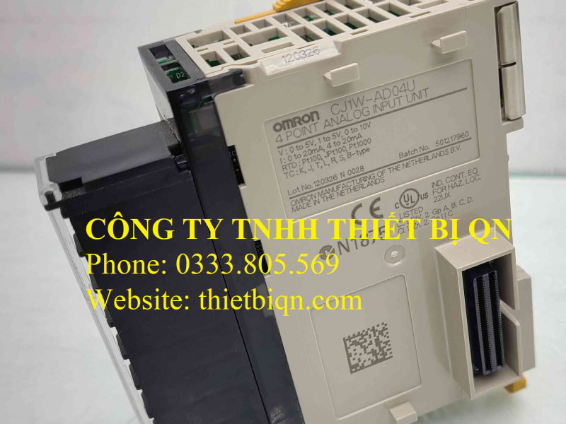 CJ1W-AD04U Omron - Công Ty Thiết Bị QN