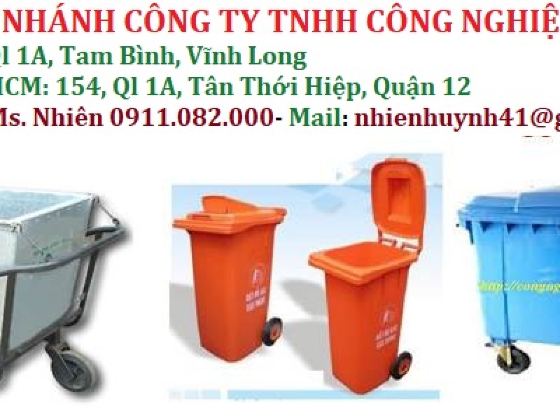  Cung cấp Sỉ thùng rác 120 lít hàng tốt giá tốt- lh 0911082000