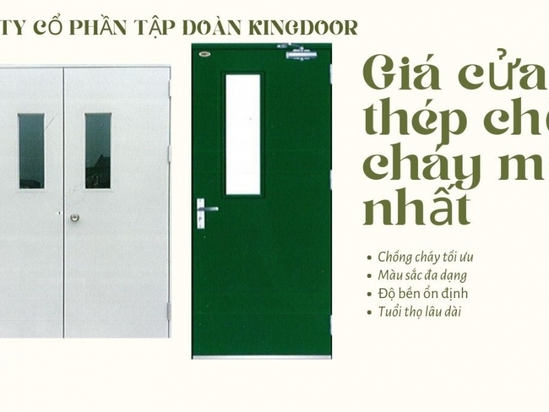 Báo giá cửa thép chống cháy