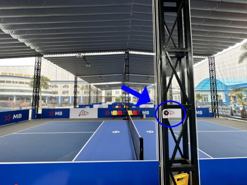 Lắp đặt chuông gọi nhân viên tại sân Pickleball Hải Dương