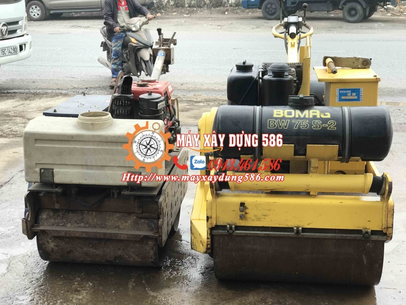 Xe lu rung dắt tay mini hàng nhật bãi