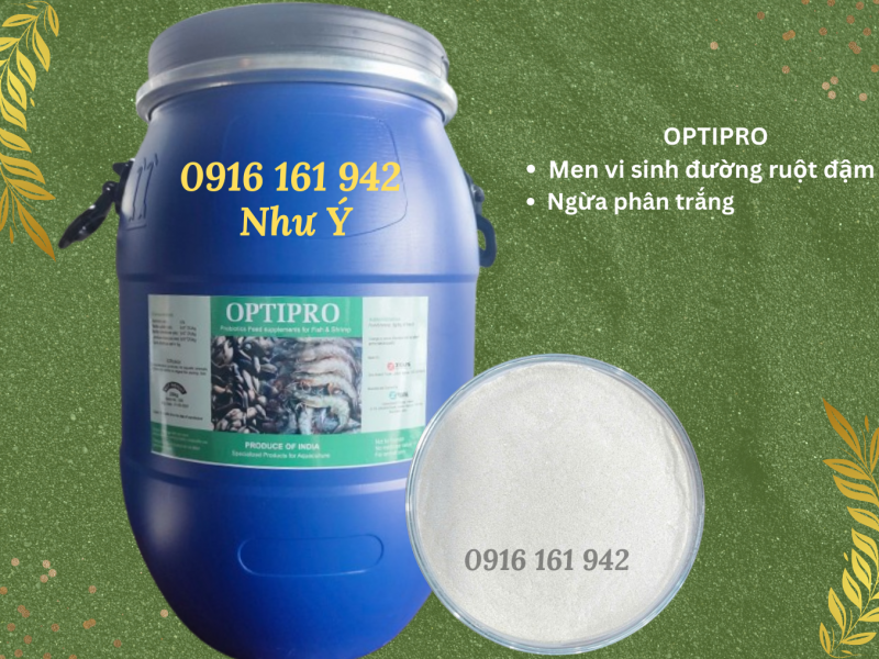 OPTIPRO : MEN VI SINH ĐƯỜNG RUỘT ĐẬM ĐẶC, NGỪA PHÂN TRẮNG