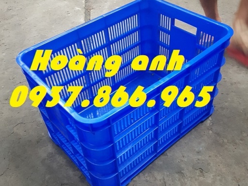 Thùng nhựa đáy đặc, sọt cao 31 đáy đặc