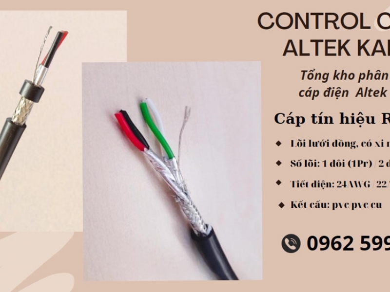 Cáp tín hiệu RS485 bọc nhiễu si bạc giá sỉ toàn quốc