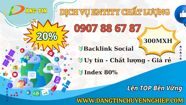 Những Lợi ích khi sử dụng Dịch vụ Entity Backlink Social