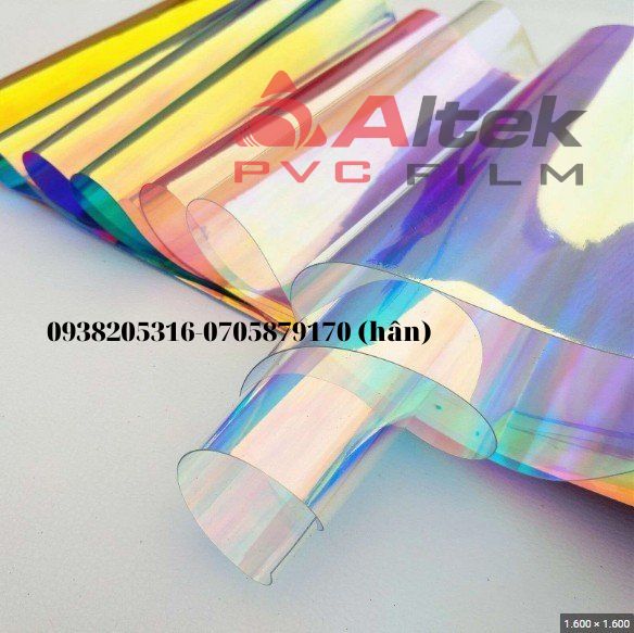 Màng nhựa PVC Hologram 7 màu giá tốt 