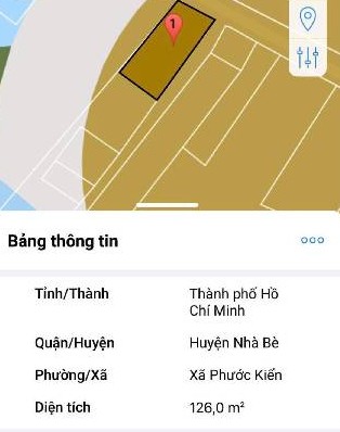 Đất đường xe hơi tới cửa, Lê Văn Lương, Phước Kiển, Nhà Bè, 7.3x14,