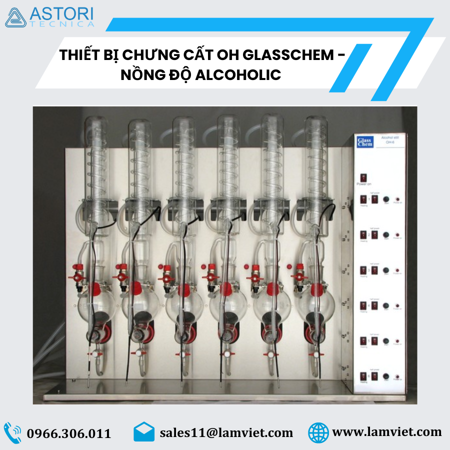 Thiết bị chưng cất OH Glasschem