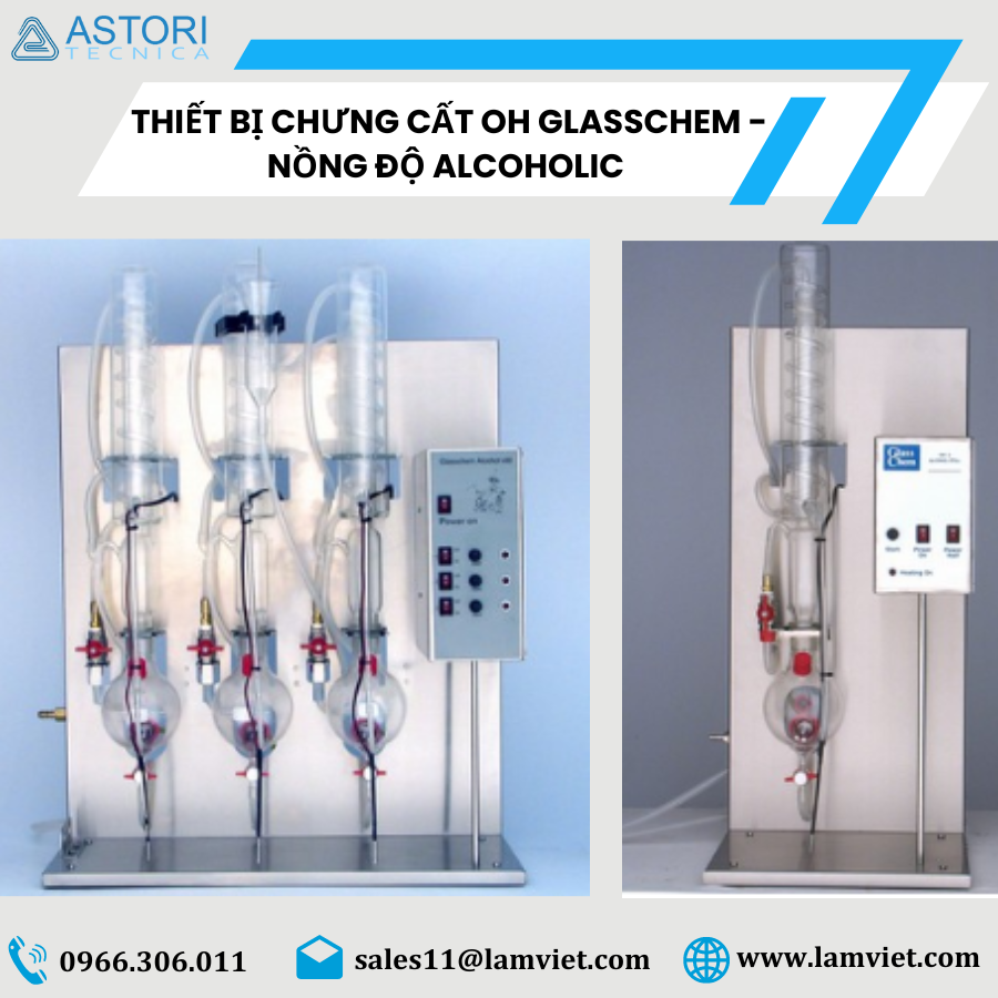 Thiết bị chưng cất OH Glasschem